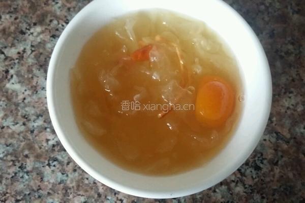 春季养生汤虫草花金桔炖银耳的做法图解5