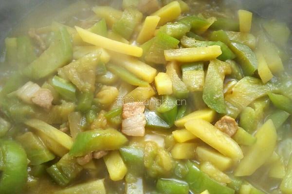 茄子炖土豆条的做法图解6