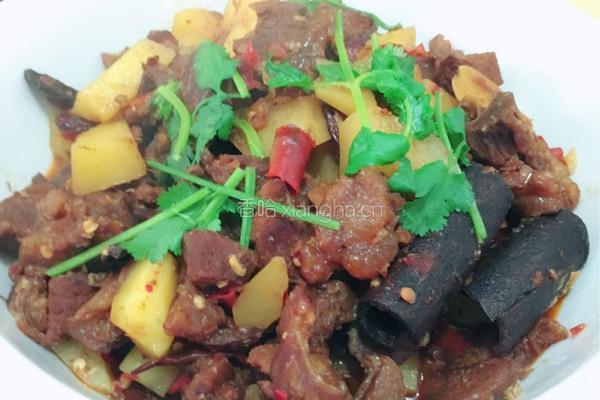 土豆炖牛腩的做法图解6