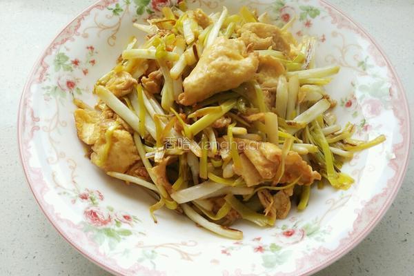 蒜黄炒鸡蛋的做法图解8