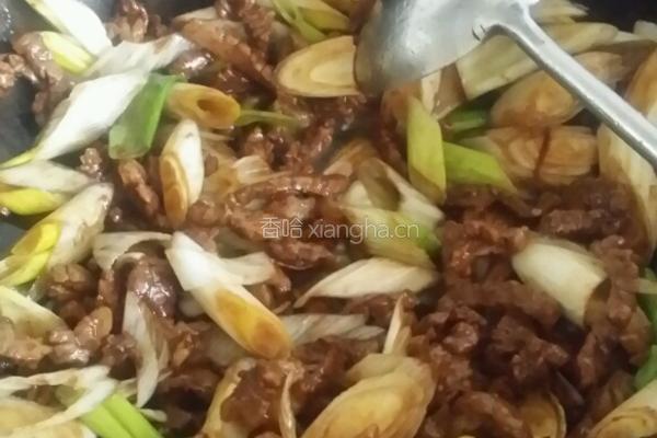 葱爆牛肉的做法图解7