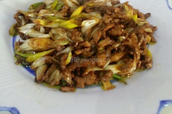 葱爆牛肉的做法图解8