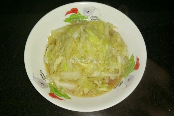 家常白菜的做法图解3