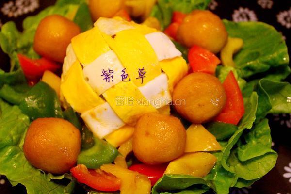 咖喱“蛋”包饭的做法图解4