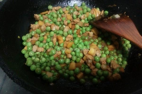 肉炒豌豆的做法图解10