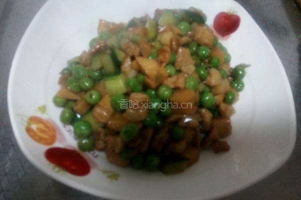 肉炒豌豆的做法图解15