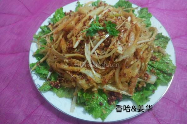 干明太鱼生拌菜丝的做法图解7