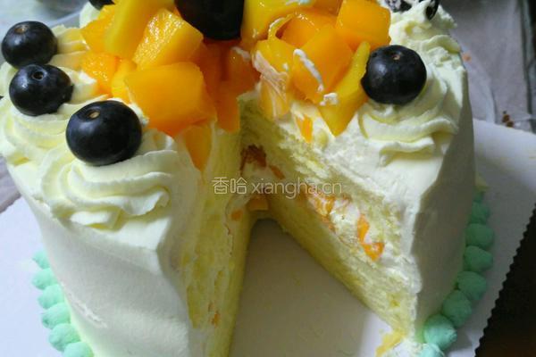 六寸水果蛋糕的做法图解8