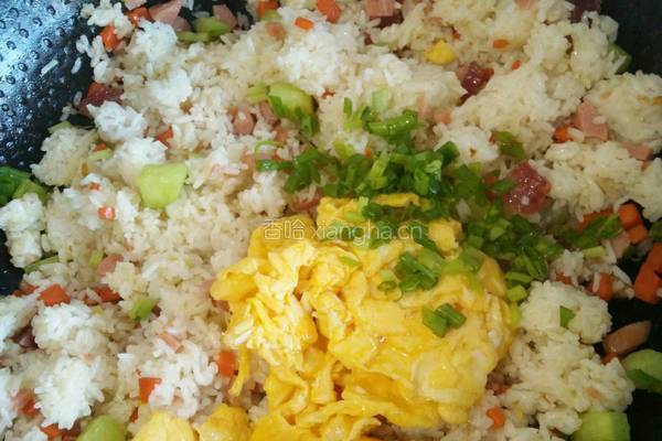 紫菜包炒饭的做法图解8