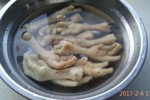 卤鸡爪的做法图解3