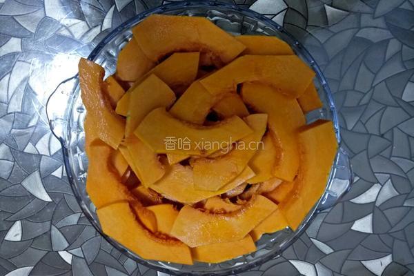 蜜豆南瓜的做法图解3