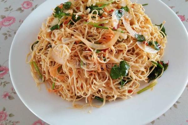 凉拌干豆腐丝