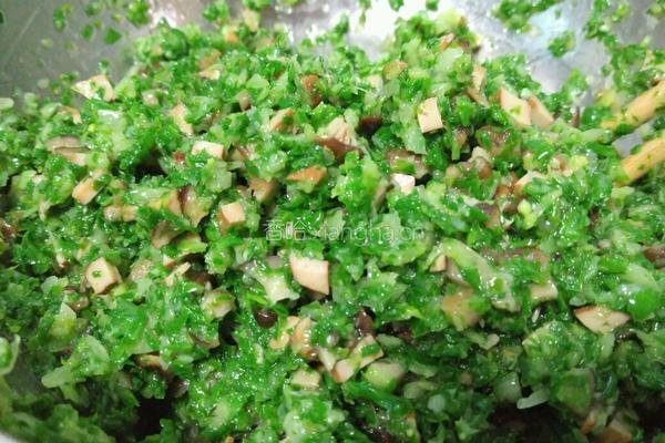 香菇菜包的做法图解4