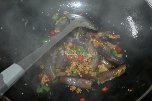 肉沫茄子的做法图解7
