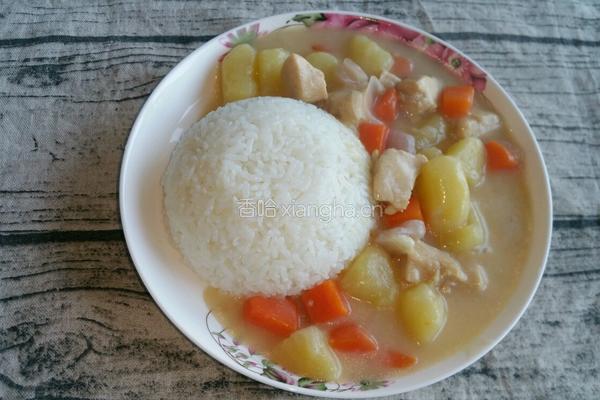 奶香盖饭的做法图解11