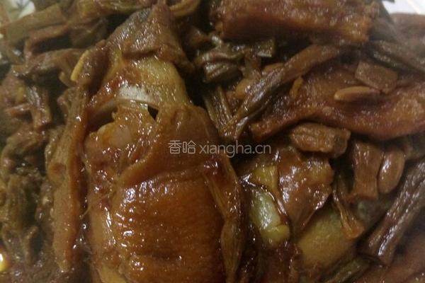 干豇豆炖猪蹄的做法图解7