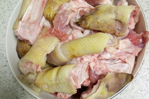 干豇豆炖猪蹄的做法图解1