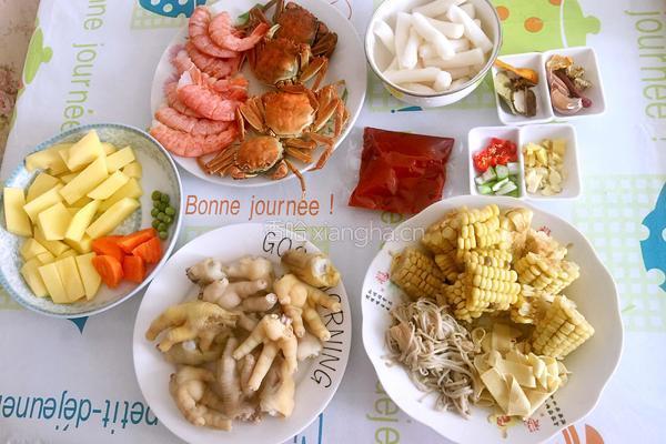 鸡爪肉蟹煲的做法图解7