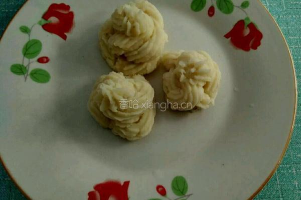 蓝莓酱山药泥的做法图解5