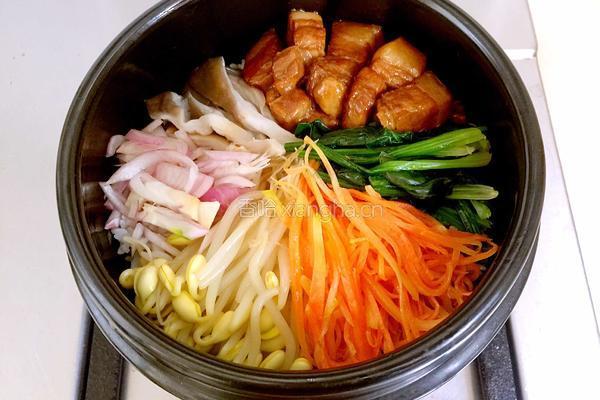 红烧肉版石锅拌饭的做法图解8