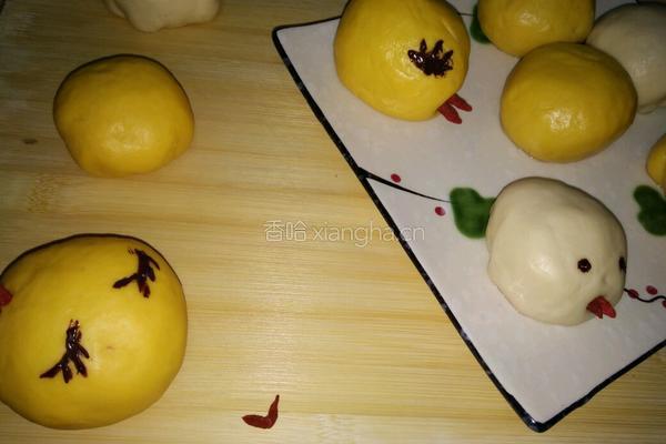 鸡年如意～小鸡糖馒头的做法图解11