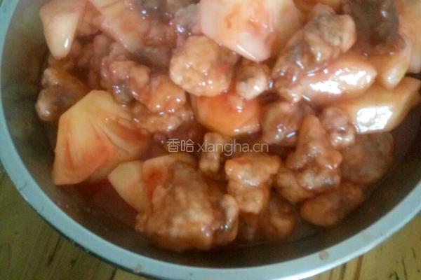 广式咕噜肉的做法图解4