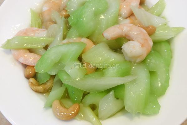 西芹腰果虾仁