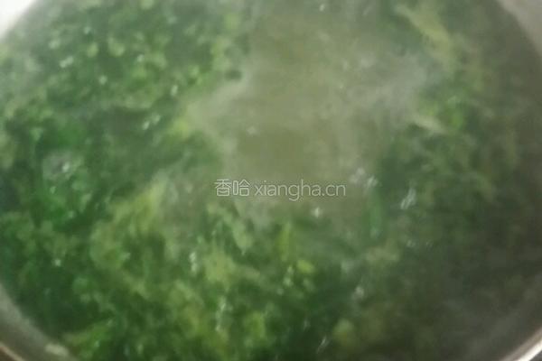 双色菠菜汤的做法图解8