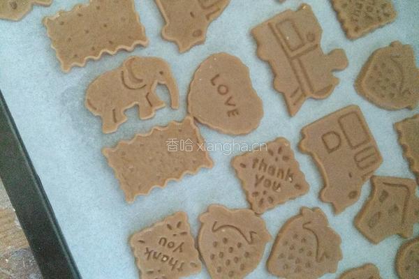 黄油巧克力酱饼干的做法图解9