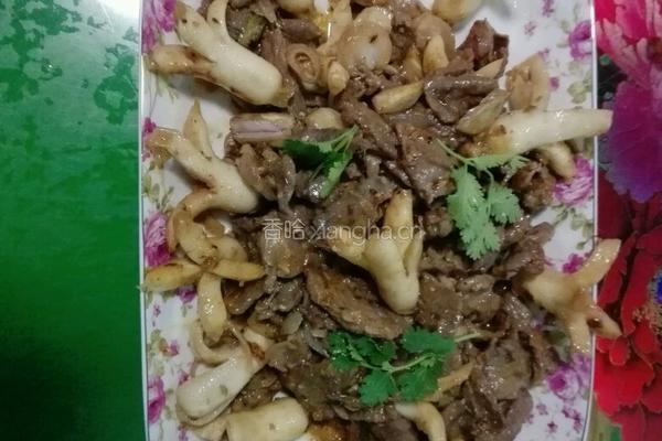 孜然牛肉墨鱼花的做法图解14