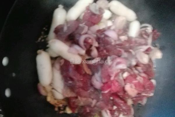 孜然牛肉墨鱼花的做法图解12