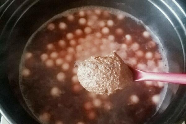 红豆枣泥小圆子的做法图解7