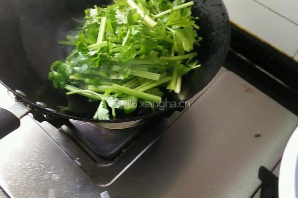 水芹炒豆干的做法图解4