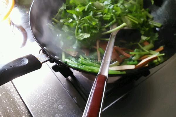 水芹炒豆干的做法图解5