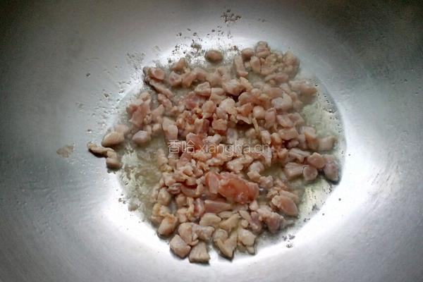 豌豆白果炒肉丁的做法图解6