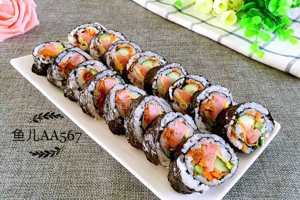 紫菜包饭的做法图解13