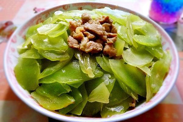 瘦肉炒莴苣片的做法图解9