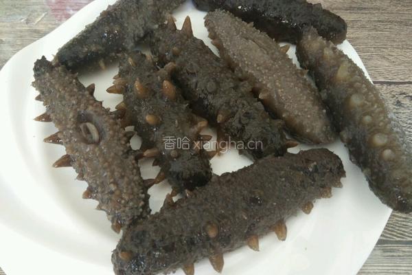 蛋蒸海参的做法图解1