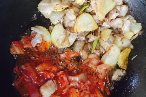 泡菜炒五花肉（改良版）的做法图解6