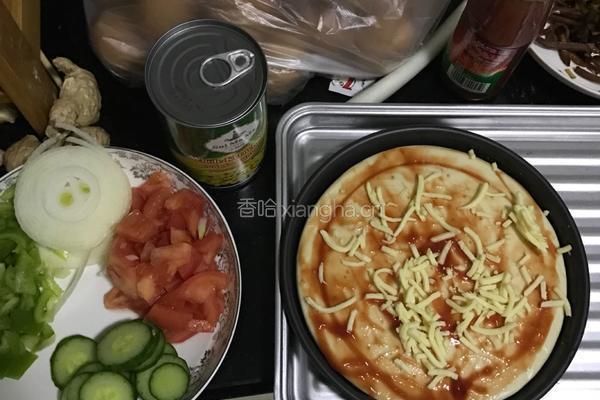 简易披萨的做法图解2