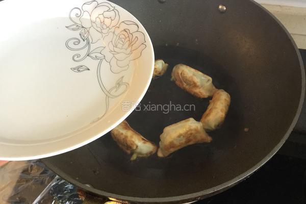生煎韭菜荸荠饺子的做法图解5