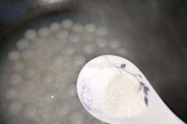 酒酿芝麻馅小圆子的做法图解5