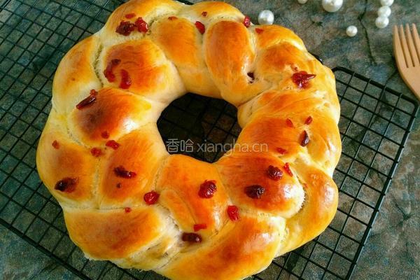 玉米油花环面包的做法图解17