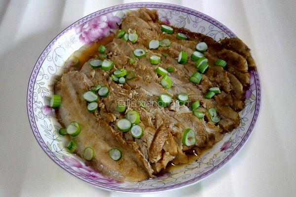 蒸面酱肉片的做法图解10