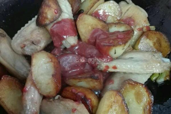 红腐乳焖土豆鸡翅中的做法图解17
