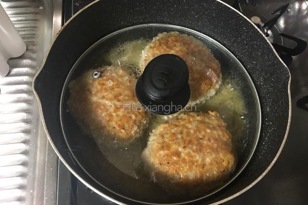 私房夹心起司汉堡肉的做法图解13