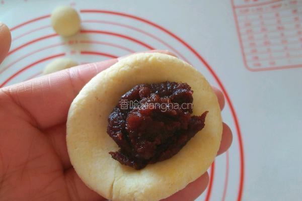 豆沙馅玉米面汤圆的做法图解6