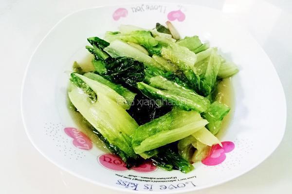 炝炒莴笋叶