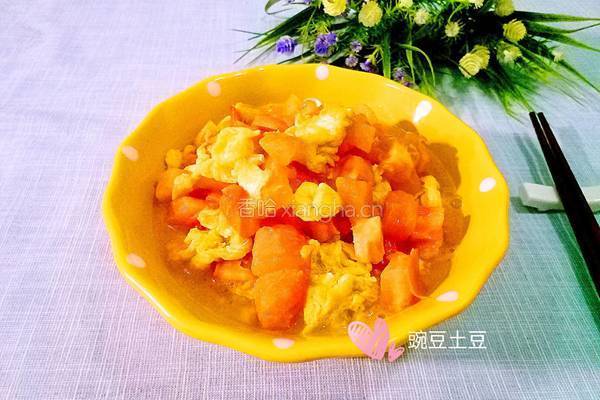 番茄炒鸡蛋的做法图解6