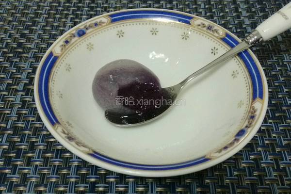 玫瑰紫薯汤圆的做法图解5
